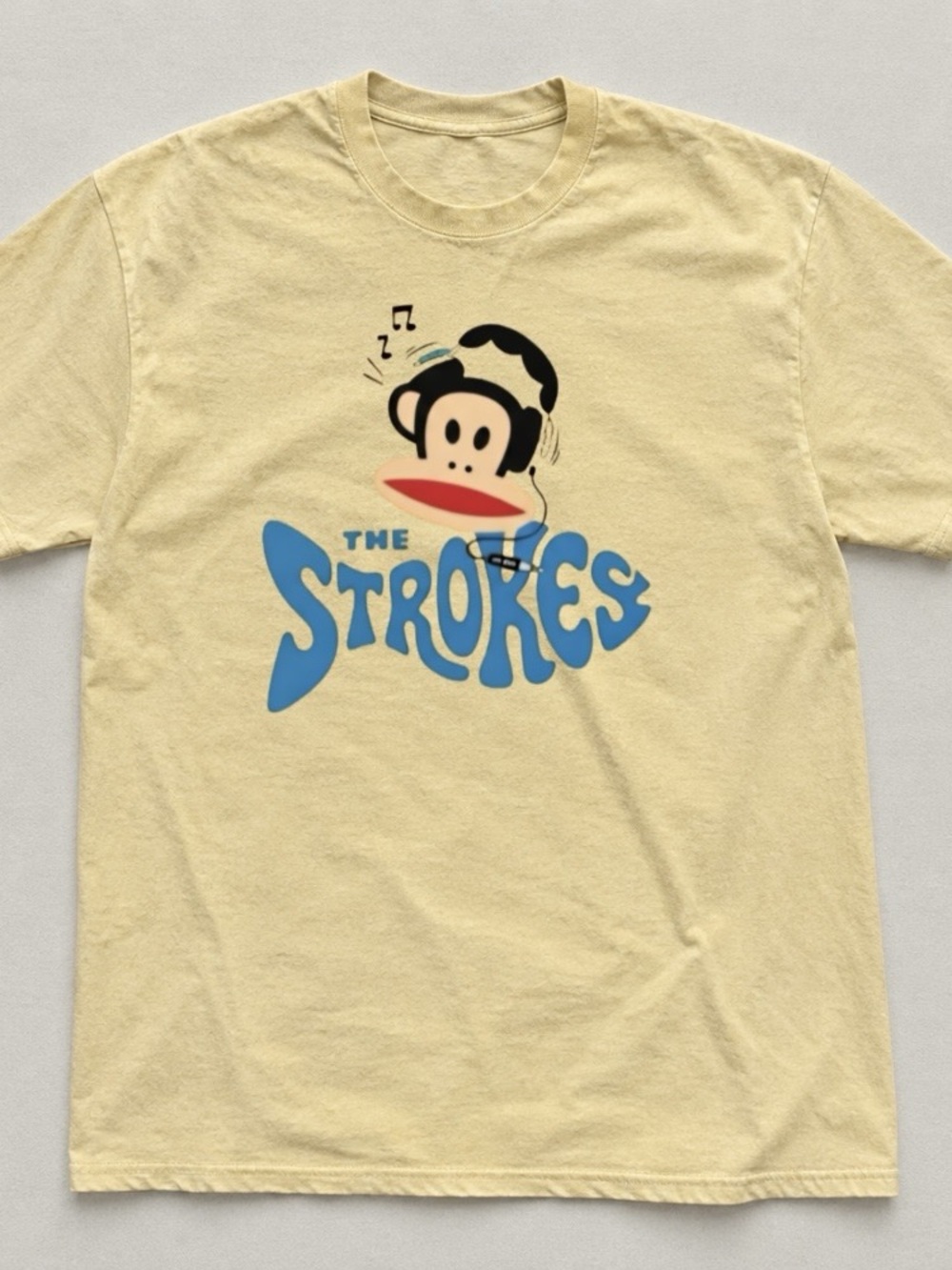 Paul Frank The Strokes Graphic Tee in Yellowhaze